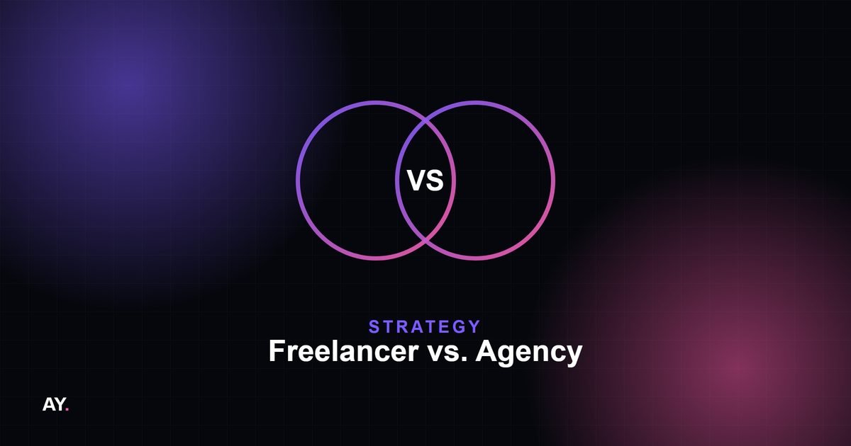 Freelancer vs Agency: A 2026 Startup Guide